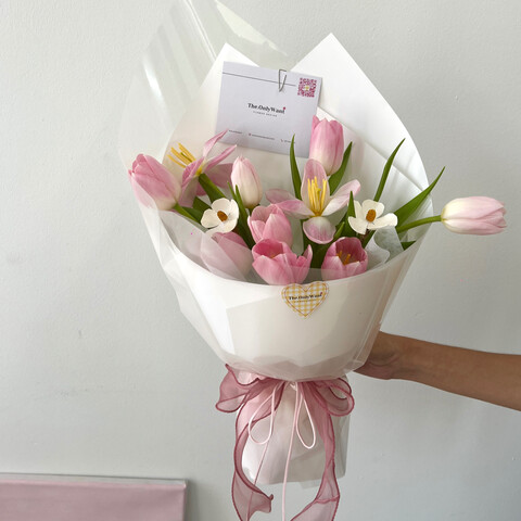 Cotton Candy Tulips